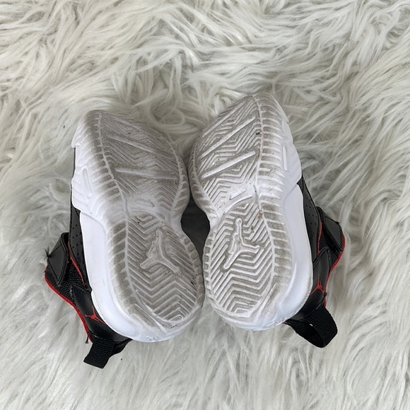 Nike Air Jordan Stay Loyal Black Red Bred DC7231-001 Toddler Baby Shoes 5C - Picture 12 of 15